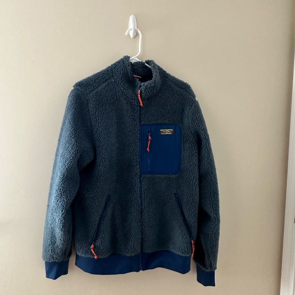 L.L. Bean Men's Bean's Sherpa Fleece Jacket m-reg